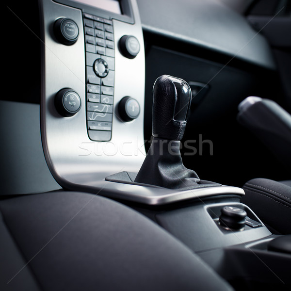 Moderno carro interior raso foco Foto stock © lightpoet