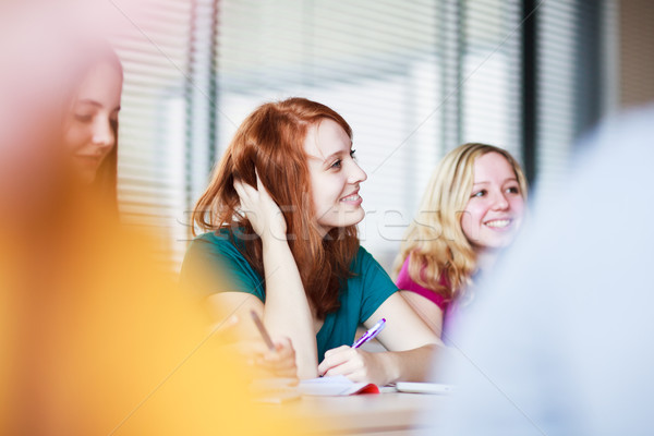 Students in class (color toned image)  Stock photo © lightpoet