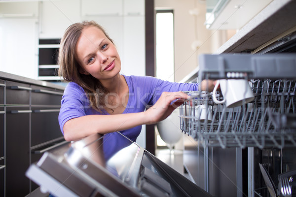 Foto stock: Bastante · moderna · así · cocina