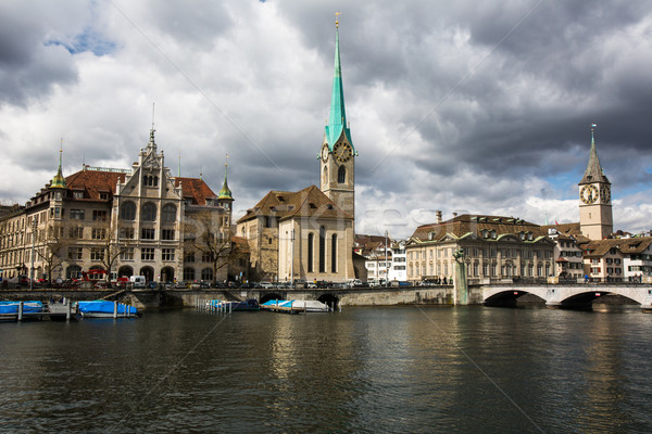 Zurich cityscape Stock photo © lightpoet