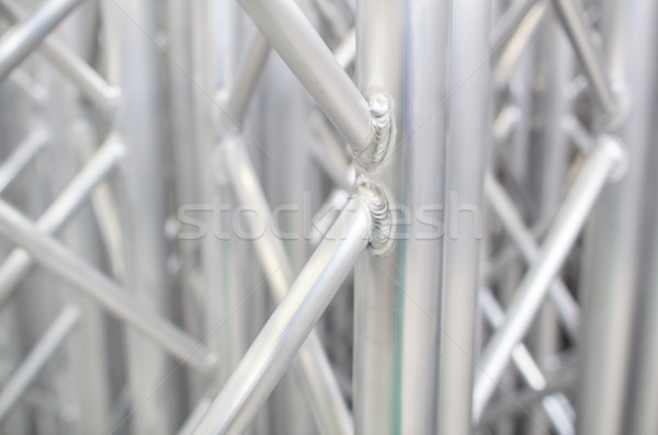 Aluminium products in a hall of industrial factory Stock photo © lightpoet