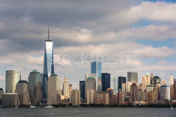 A view of Lower Manhattan from Liberty State Park Stock photo © lightpoet