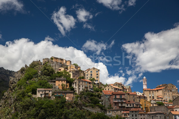 Vedere corsica Franta peisaj mare munţi Imagine de stoc © lightpoet