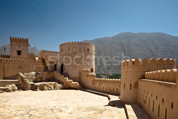 The Nakhl Fort in Al Batinah, Oman Stock photo © lightpoet
