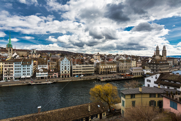 Zurich cityscape Stock photo © lightpoet