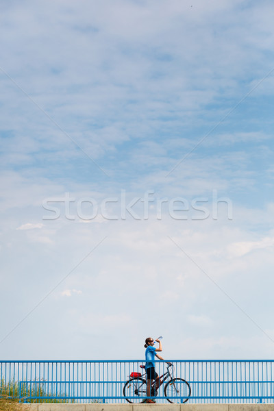 Background for poster or advertisment pertaining to cycling Stock photo © lightpoet