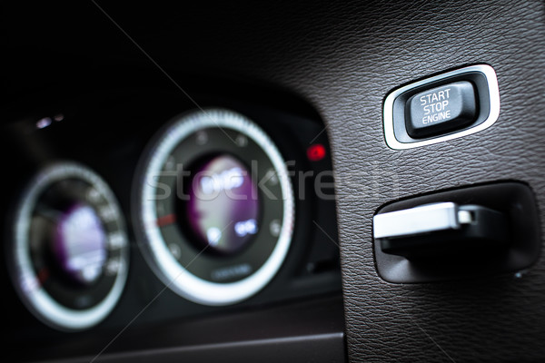 Moderna coche interior negocios ventana negro Foto stock © lightpoet