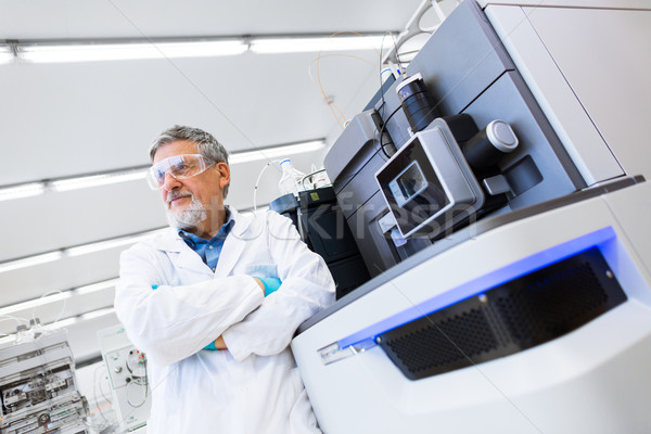 Renowned scientist/doctor in a research center/hospital Stock photo © lightpoet