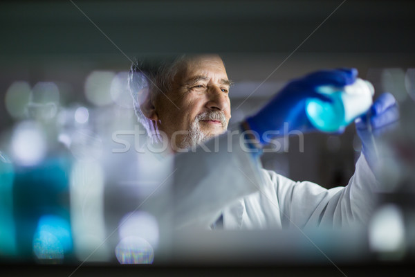 Supérieurs Homme chercheur sur recherche scientifique [[stock_photo]] © lightpoet