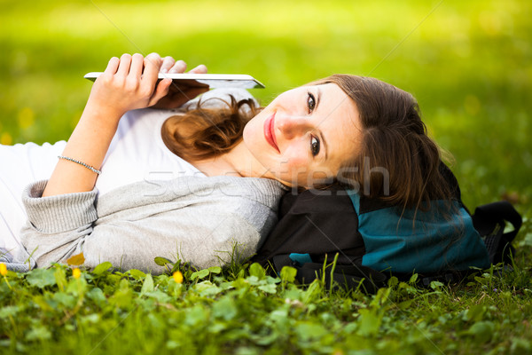 Relajante aire libre parque primavera Foto stock © lightpoet