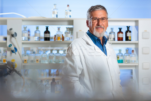 Foto stock: Altos · química · laboratorio · color · ordenador · oficina