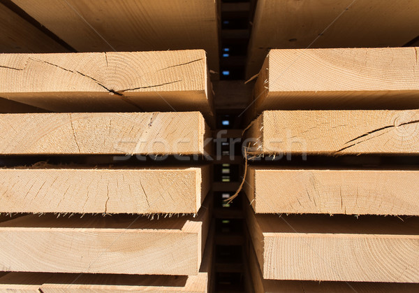 Novo madeira serrada parede natureza Foto stock © lightpoet