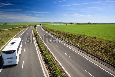 Snelweg verkeer zonnige zomer dag business Stockfoto © lightpoet