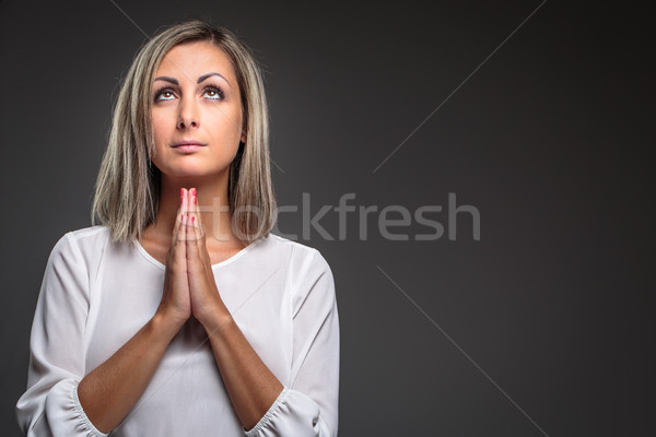 Praying Woman Stock photo © lightpoet