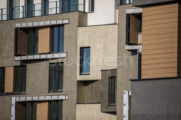 современный дизайна жизни домах современных роскошь Сток-фото © lightpoet