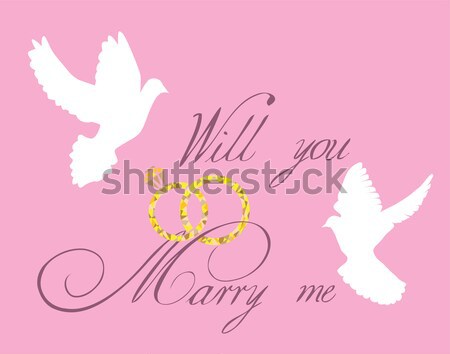 vector wedding card Stock photo © lilac