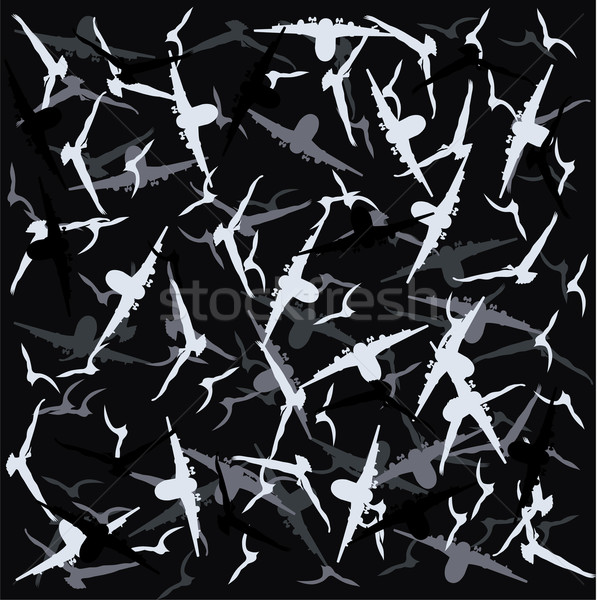 機 鳥 ベクトル テクスチャ 抽象的な 鳥 ストックフォト © lilac