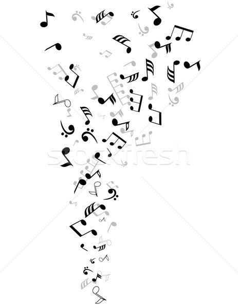 Zauważa wektora muzyki zauważa dance streszczenie podpisania Zdjęcia stock © lilac