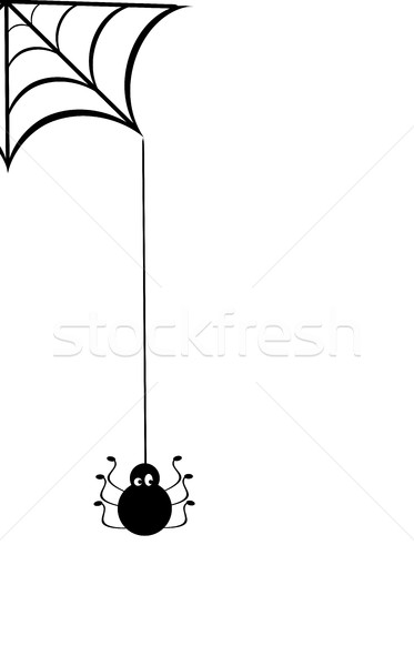 Stock photo: Vector Spider Web