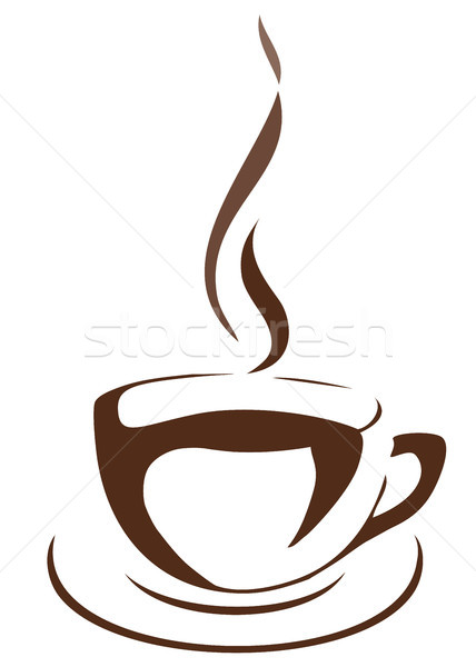 Vector cup of coffee Stock photo © lilac