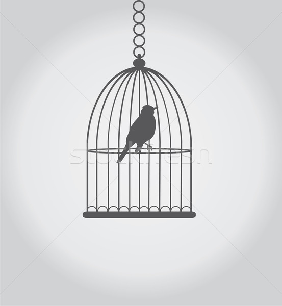 鳥籠 向量 樹 鳥類 房子 性質 商業照片 © lilac