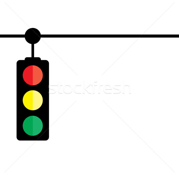 vector traffic light Stock photo © lilac