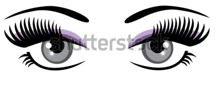 Eye With Long Lashes Stock photo © lilac