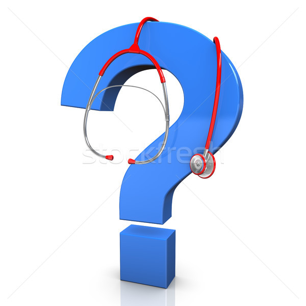 Stethoscope Question Mark Stock photo © limbi007