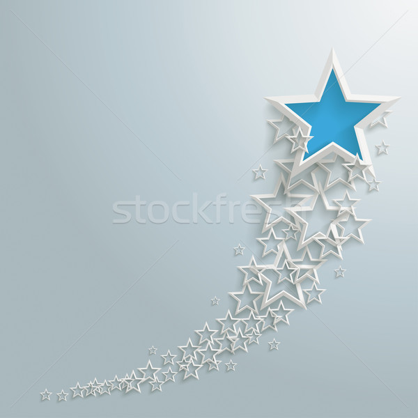 Stock fotó: Fehér · csillagok · por · növekedés · kék · csillag