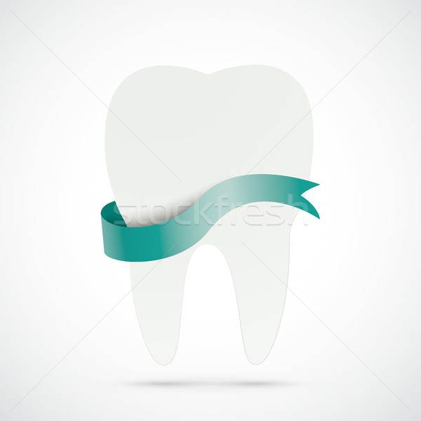 Tooth Board Turquoise Flag Stock photo © limbi007