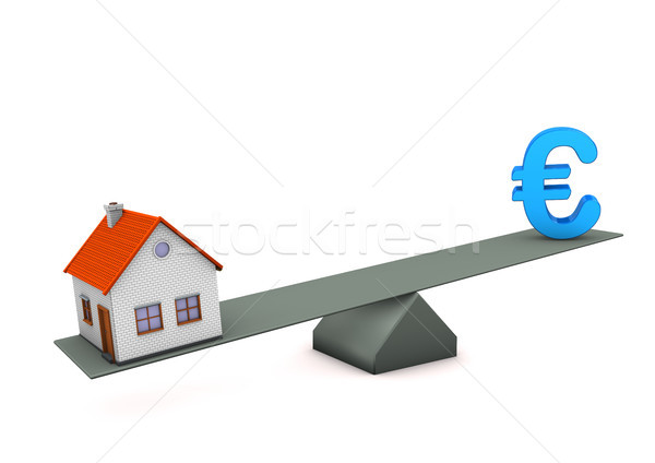 House Euro Balance Stock photo © limbi007