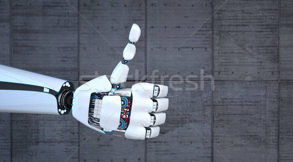 Robot Hand Ok Stock photo © limbi007