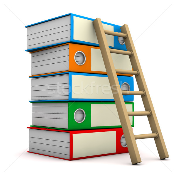 Folders With Ladder Stock photo © limbi007