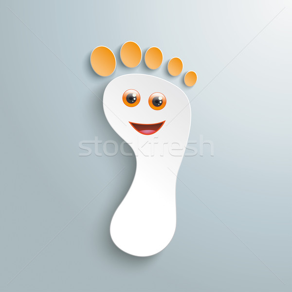 Smiling Foot Stock photo © limbi007