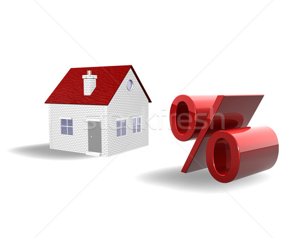 Real Estate Falling Prices 3d Stock photo © limbi007