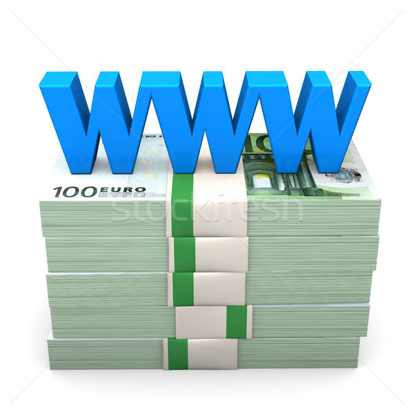 WWW Euro Money Stock photo © limbi007