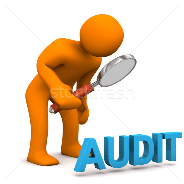 Stock photo: Manikin Loupe Audit