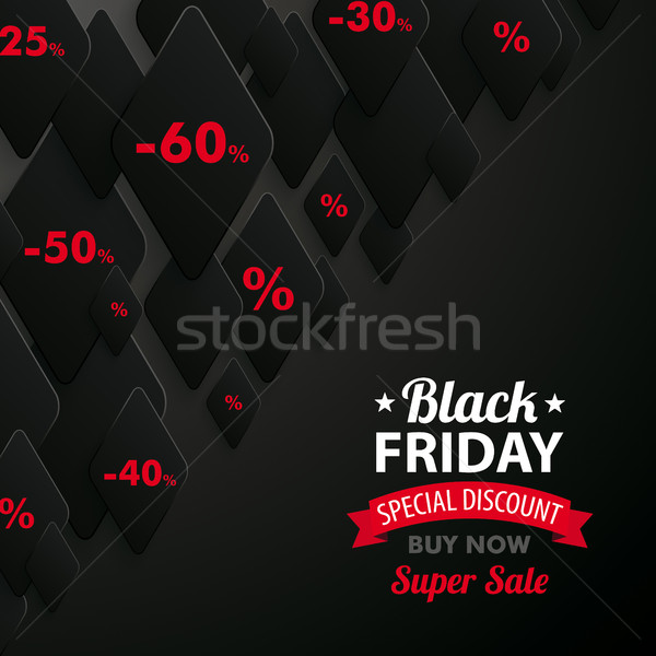 Abstract Rhombus Background Black Friday Stock photo © limbi007