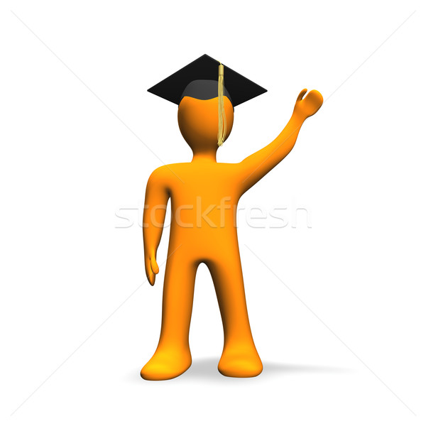 Orange Graduate Stock photo © limbi007