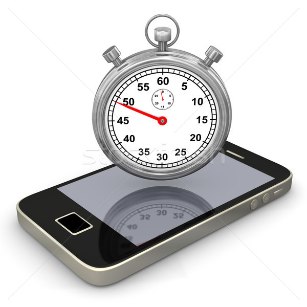 Smartphone Stopwatch Stock photo © limbi007