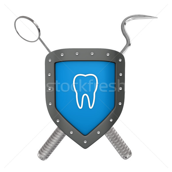 Dentist Shield Stock photo © limbi007