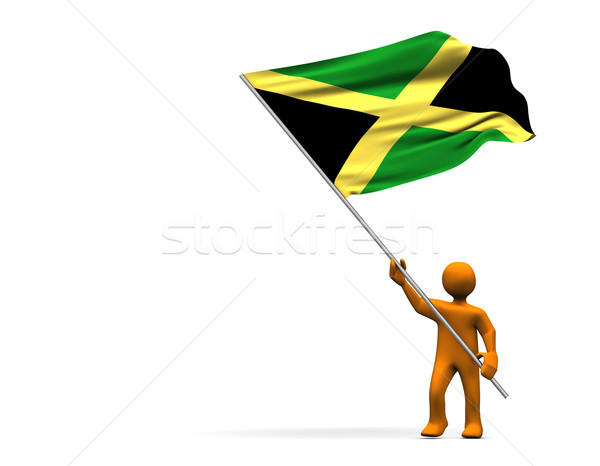 Fan Of Jamaica Stock photo © limbi007