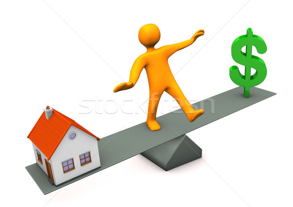 House Dollar Balance Stock photo © limbi007