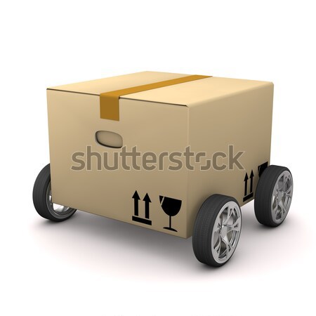 Box With Tires Stock photo © limbi007
