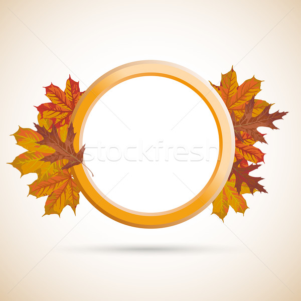 Autumn Ring Foliage Cover Stock photo © limbi007