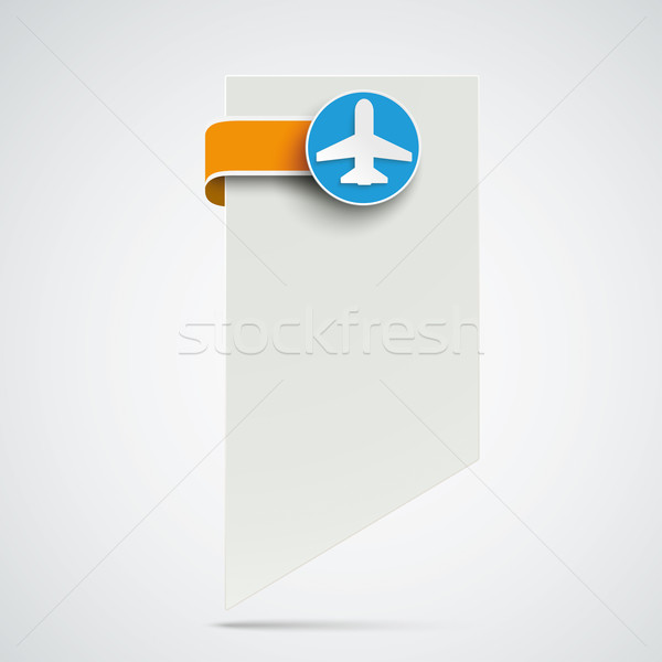 White Paper Marker Jet Label Stock photo © limbi007