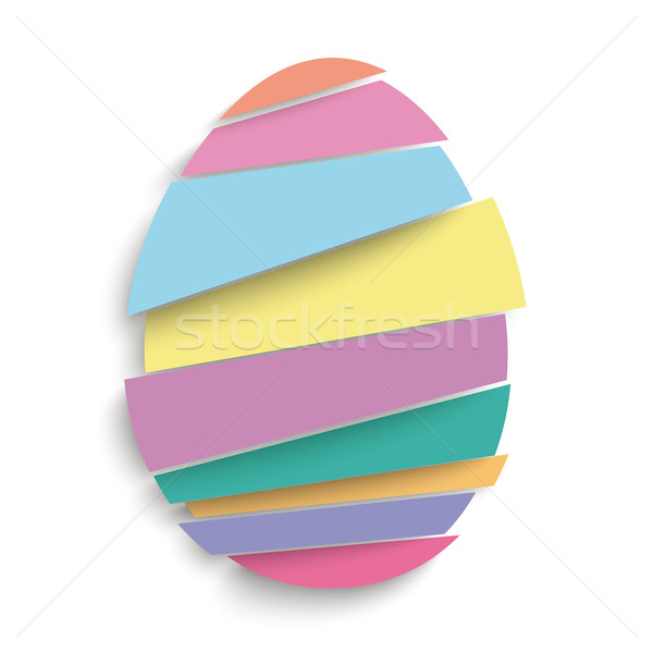 Abstract easter egg gekleurd ei ontwerp Stockfoto © limbi007