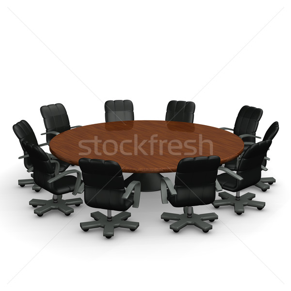 Round Conference Table Stock photo © limbi007