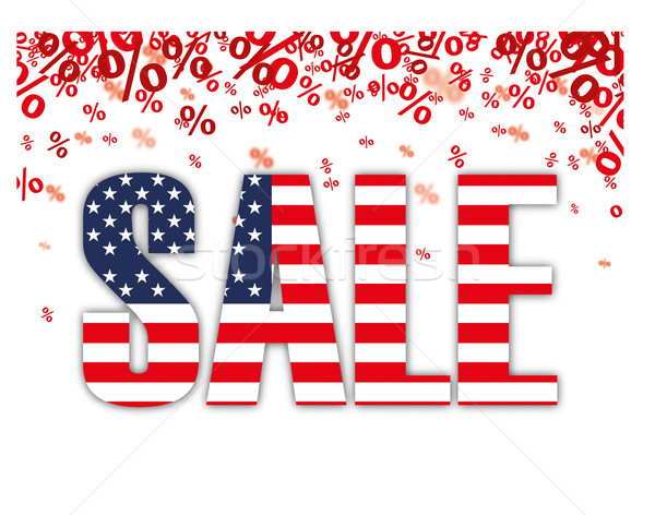 Stock fotó: Piros · USA · vásár · konfetti · szöveg · fehér