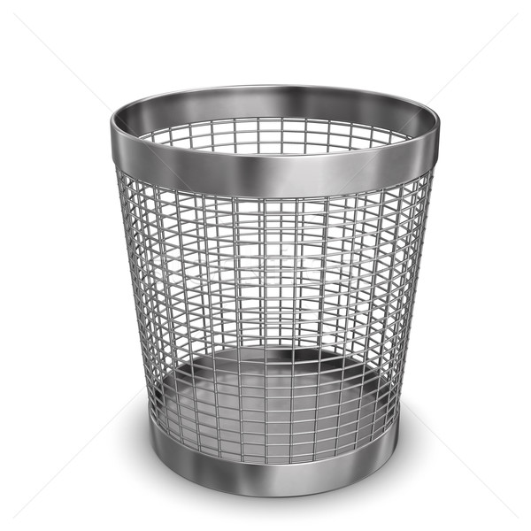 Steel Wastebasket Stock photo © limbi007